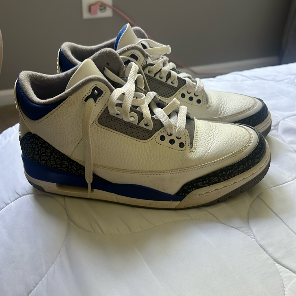 Jordan 3 Racer Blues, Worn Quite A Few Times With A Good Clean Up They’d Look Ne